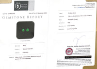 Regal Emerald Diamond Earrings - Benny's Gems Creations