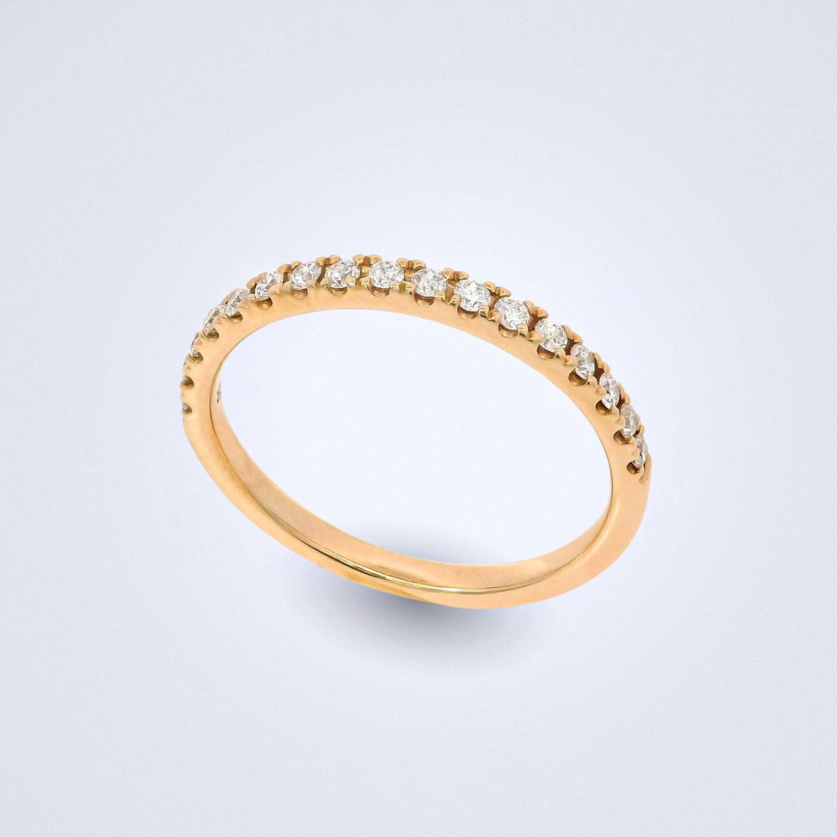 Rosé Lumière Diamond Stack Ring - Benny's Gems Creations