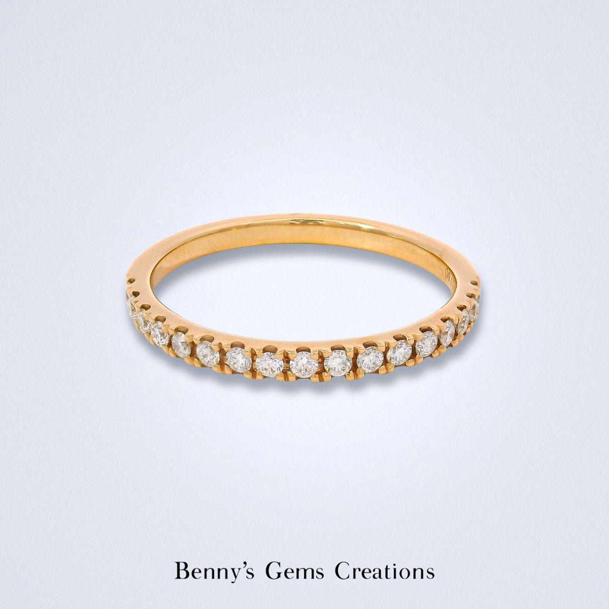 Rosé Lumière Diamond Stack Ring - Benny's Gems Creations