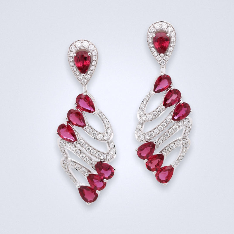 Rouge Impériale Ruby Earrings - Benny's Gems Creations