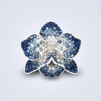 Royal Orchid Blue Sapphire Diamond Ring - Benny's Gems Creations