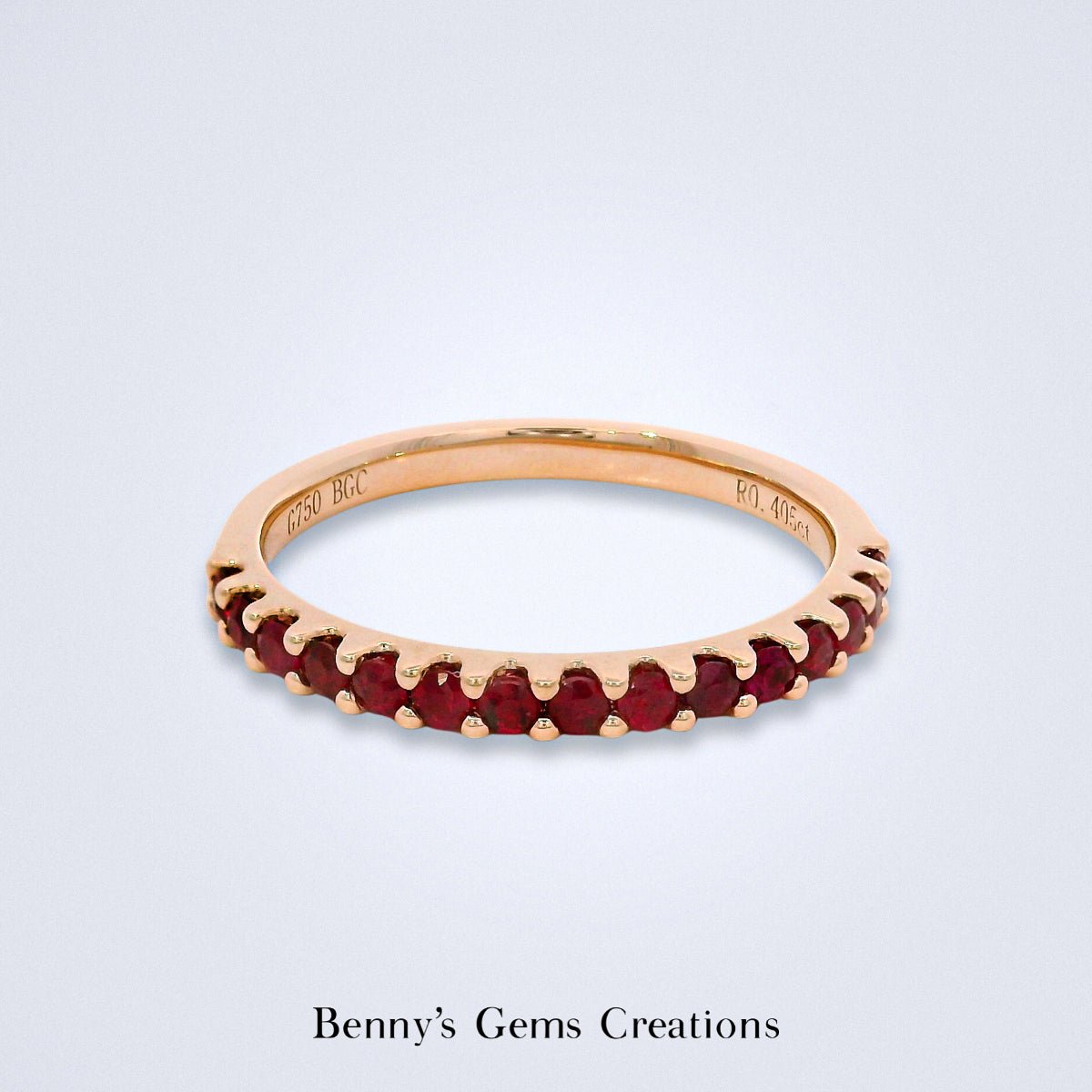 Ruby Stack Ring - Benny's Gems Creations