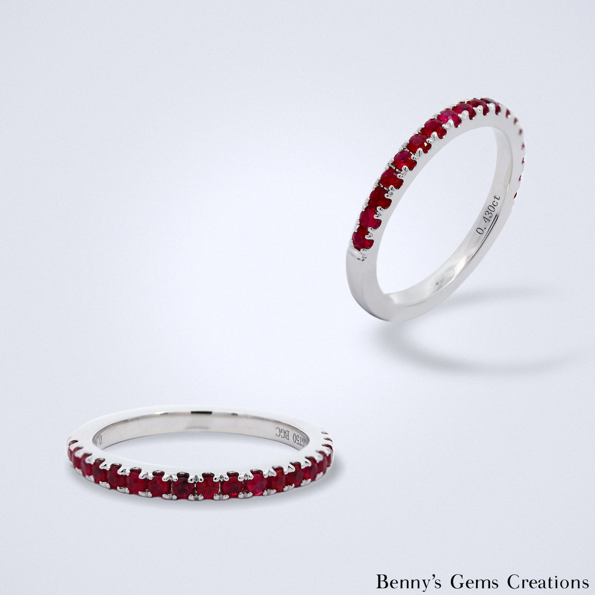 Ruby Stack Ring - Benny's Gems Creations
