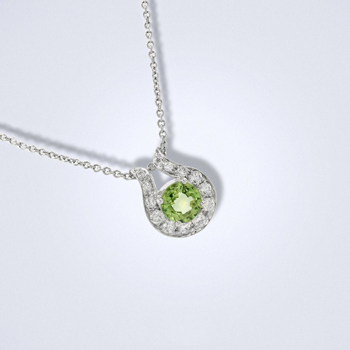 Sapphire Diamond Pendant - Benny's Gems Creations