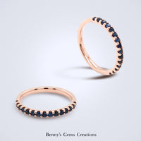 Sapphire Stack Ring - Benny's Gems Creations