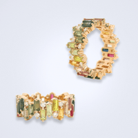 Sapphire Wonderland Diamond Ring - Benny's Gems Creations