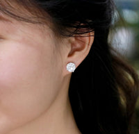 Scintillating Illusion Diamond Earrings - Benny's Gems Creations