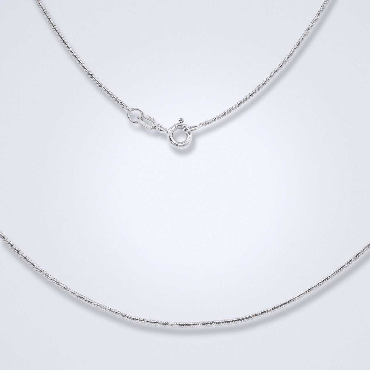 Silky White Gold Chain Non Adjustable - Benny's Gems Creations
