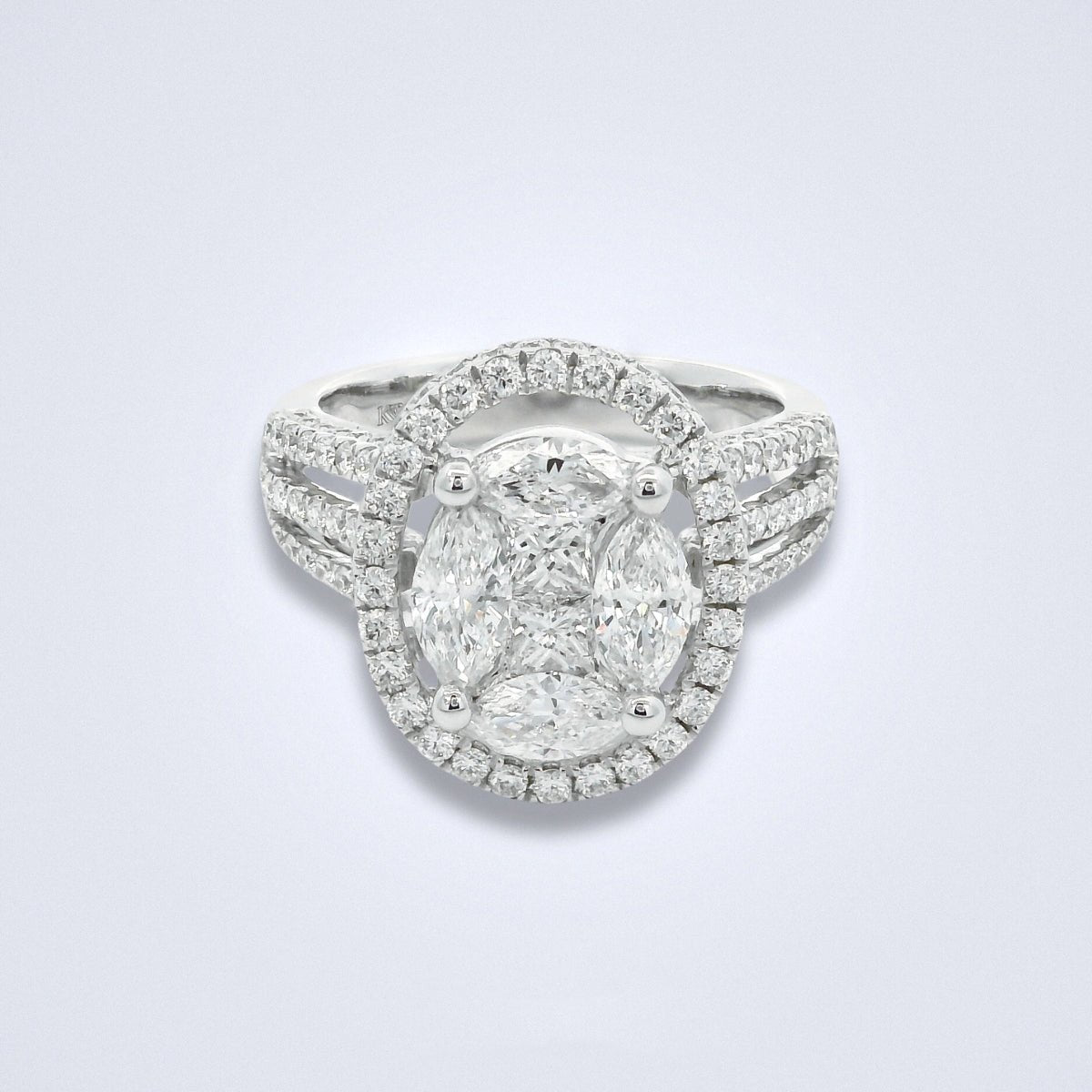 Sparkling Illusion Diamond Ring - Benny's Gems Creations