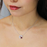 Spinel Candy Swirl Diamond Necklace - Benny's Gems Creations