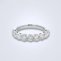 Statement White Diamond Stack Ring - Benny's Gems Creations