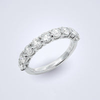 Statement White Diamond Stack Ring - Benny's Gems Creations