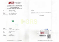 Stunning 3.66ct Heart Shape Emerald - Benny's Gems Creations