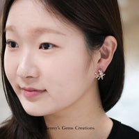 Sweet Cockatoo Sapphire Earrings - Benny's Gems Creations