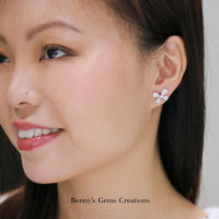 Sweet Ribbons Diamond Earrings - Benny's Gems Creations