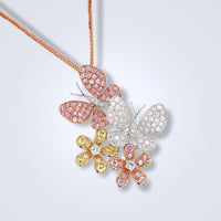 Sweet Sapphire Flutter Pendant - Benny's Gems Creations