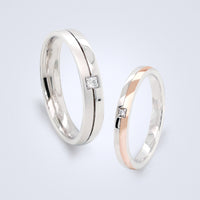 Sweet Serenity Wedding Band - Futago Bridal - Benny's Gems Creations