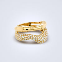 Wave Éclat Diamond Ring - Benny's Gems Creations