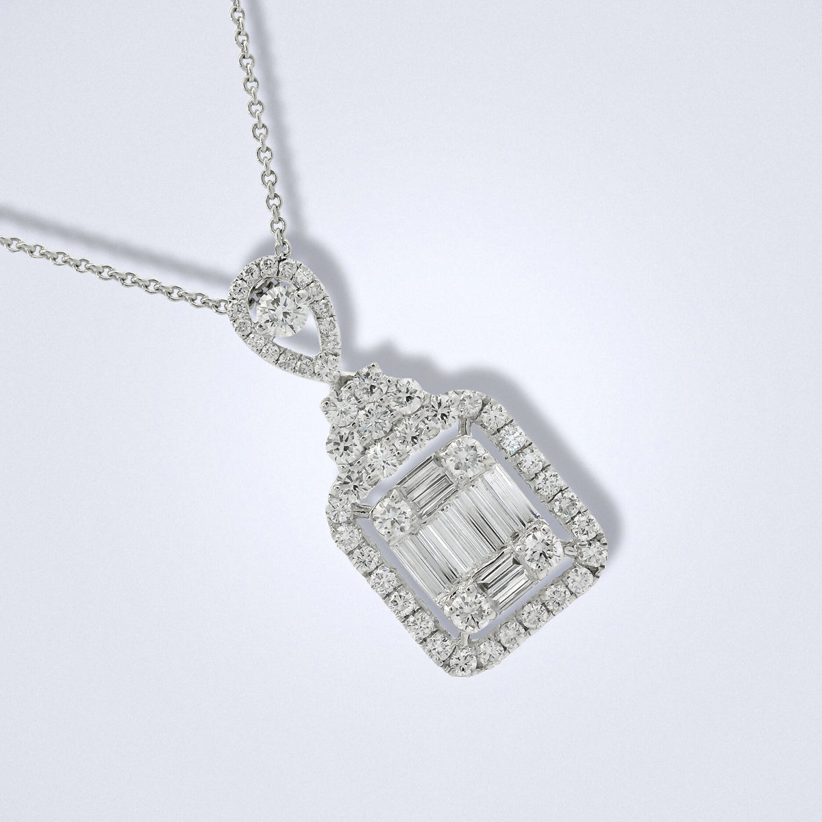 Wondrous Illusion Diamond Pendant - Benny's Gems Creations