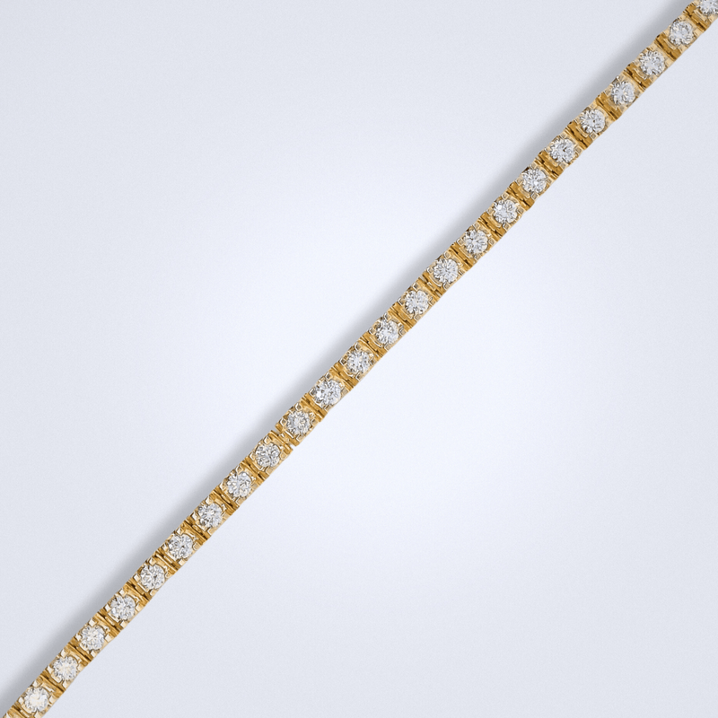 Yellow Gold Diamond Bracelet - Benny's Gems Creations