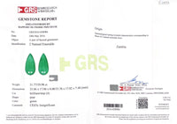 Zambian Vision Emerald Diamond Earrings - Benny's Gems Creations