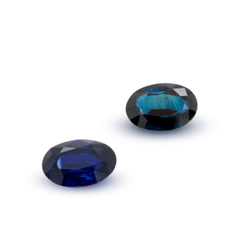 2.21CT Pair Unheated Blue Sapphires