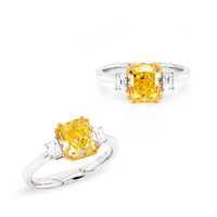 yellow diamond ring