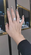 Contemporary White Pearl Ring