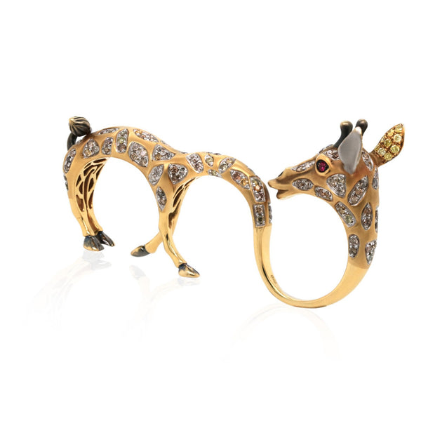 Giraffe Connector Ring – Benny's Gems Creations