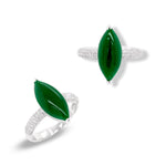 jade diamond ring'
