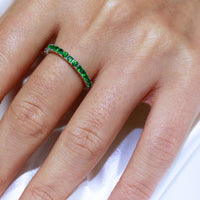 tsavorite stack ring