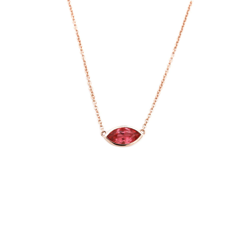 navette spinel necklace