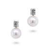 pearl illusion diamond earrings