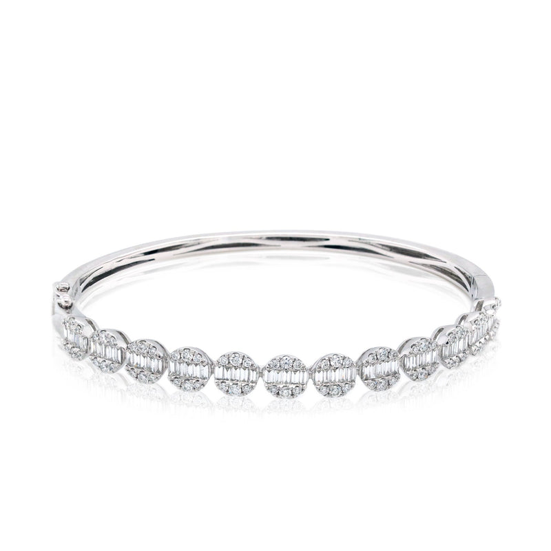 diamond circles bangle