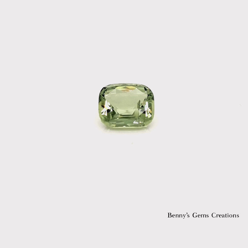 4.82CTS Unheated Green Sapphire