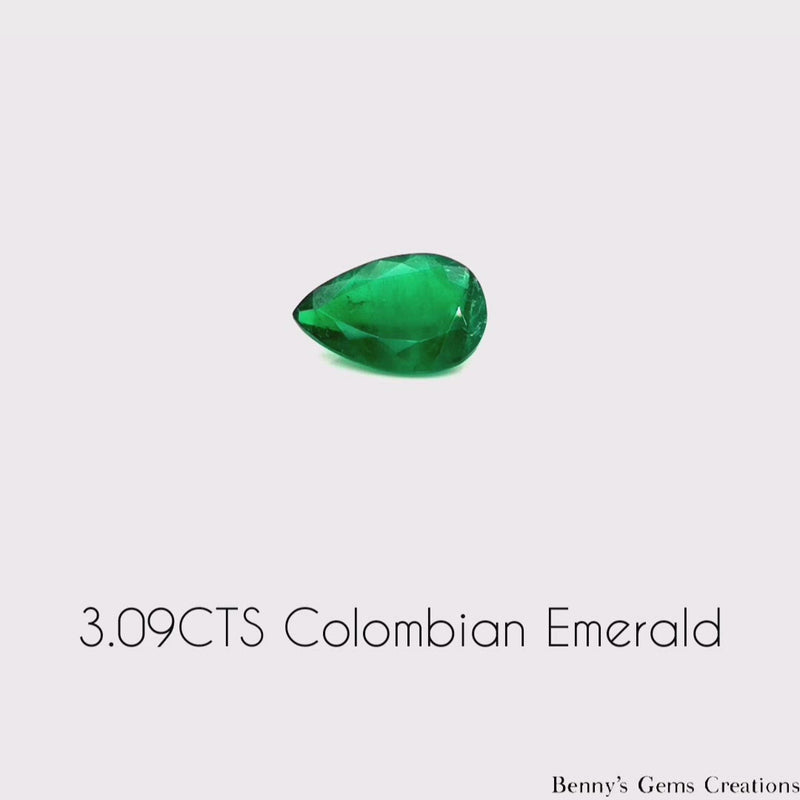 3.09CTS Muzo Colombian Emerald