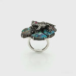 Opal Diamond Ring