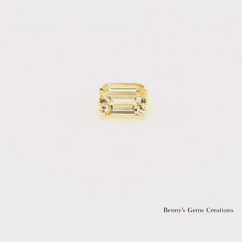 5.05CTS Unheated Yellow Sapphire