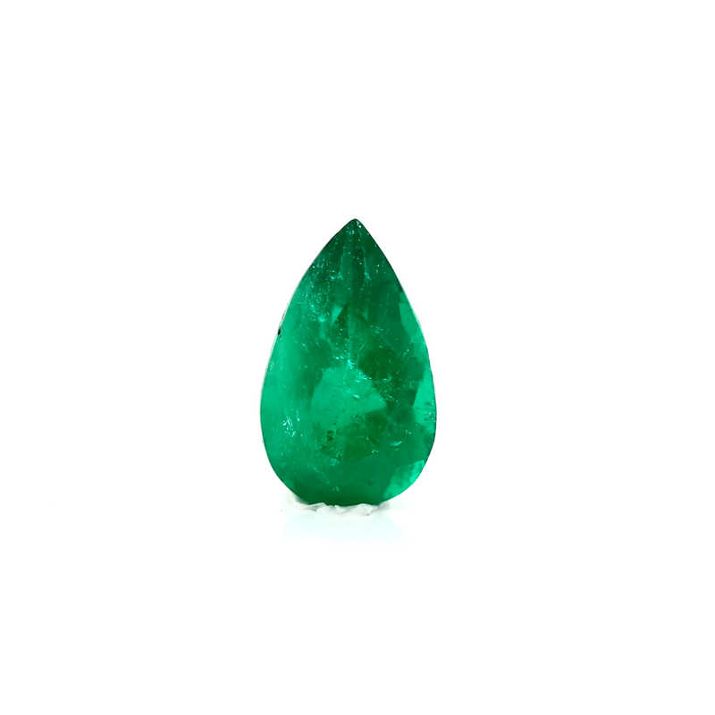 0.98cts intense green colombian emerald