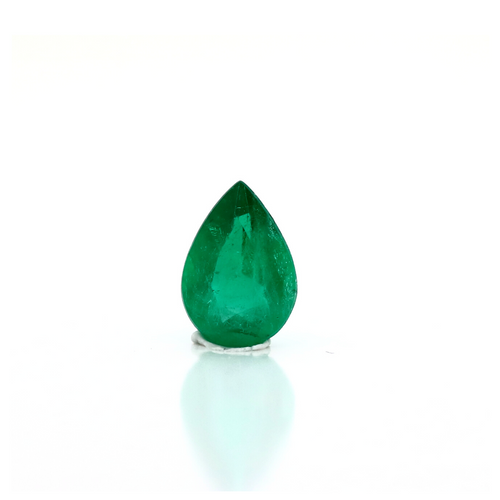 0.86cts intense green colombian emerald
