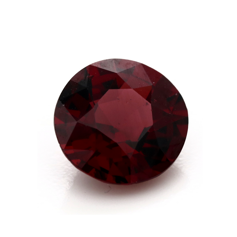 6.42cts round garnet