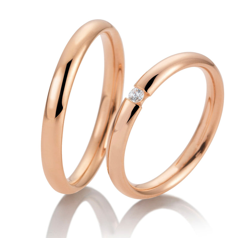 rose gold wedding band