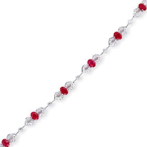 ruby diamond bracelet
