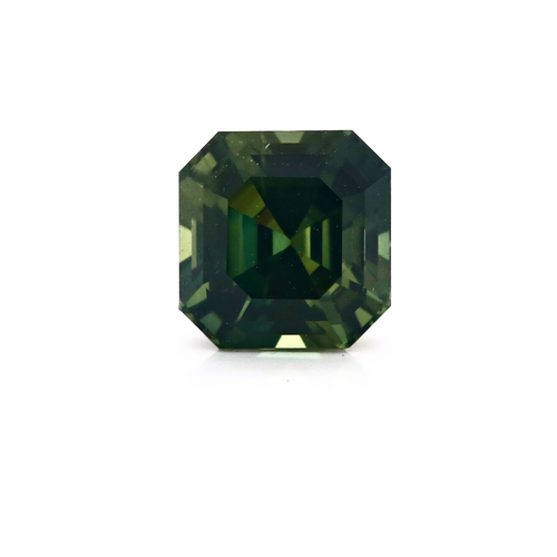 3.35cts unheated bluish green sapphire