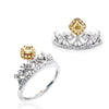 diamond tiara yellow diamond ring