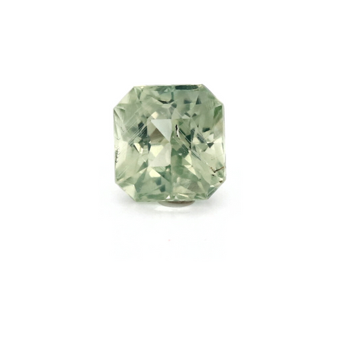 1.37cts unheated green sapphire