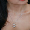 Pear Illusion Diamond Necklace