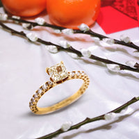 yellow diamond ring