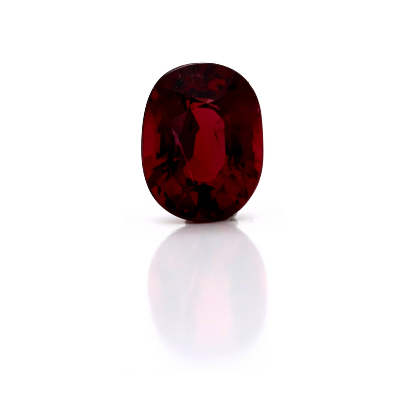 4.95cts red garnet