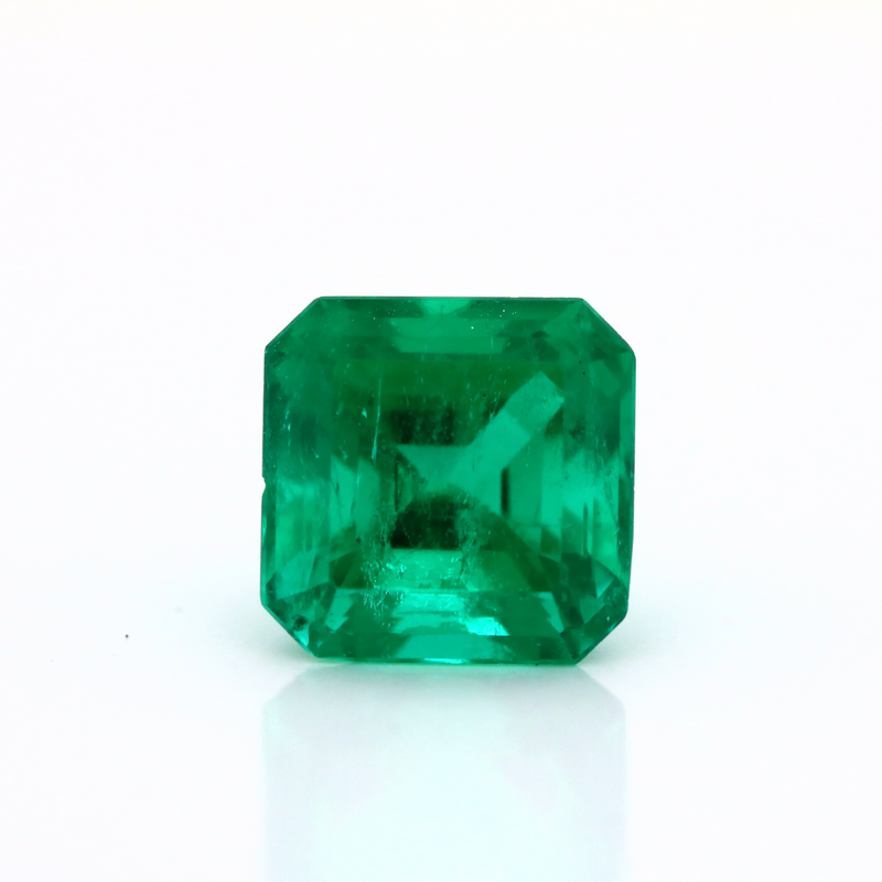 4.00cts vivid green colombian emerald